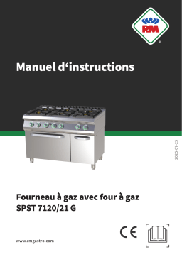 RM SPST 7120/21 G Manuel utilisateur