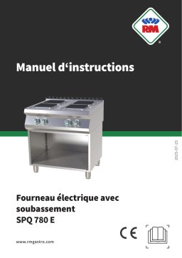 RM SPQ 780 E Manuel utilisateur
