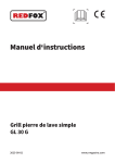 Redfox GL 30 G Manuel utilisateur