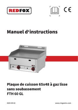Redfox FTH 60 GL Manuel utilisateur