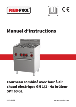 Redfox SPT 60 GL Manuel utilisateur