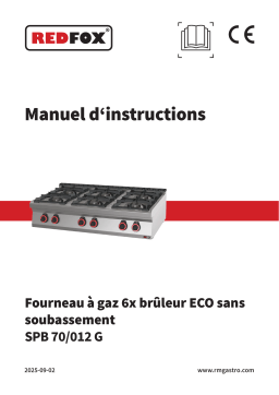 Redfox SPB 70/012 G Manuel utilisateur