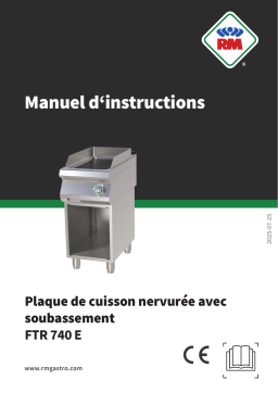 RM FTR 740 E Manuel utilisateur