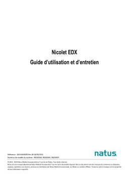 natus EDX Mode d'emploi