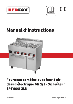 Redfox SPT 90/5 GLS Manuel utilisateur