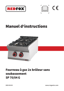 Redfox SP 70/04 G Manuel utilisateur
