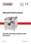 Redfox BI 90/100 E Manuel utilisateur