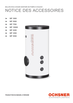 Ochsner Ballon d’eau chaude sanitaire SP 750 Mode d'emploi