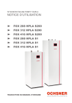 Ochsner TERRA FOX 208 HPLA S200 Mode d'emploi