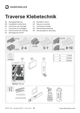 Duscholux klebetechnik 75270-traverse Guide d'installation