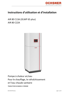 Ochsner AIR 80 C22A Mode d'emploi