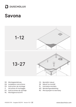 Duscholux savona 6789 Guide d'installation