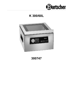 Bartscher 300747 Mode d'emploi