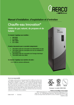 Aerco Innovation 1060 Manuel utilisateur