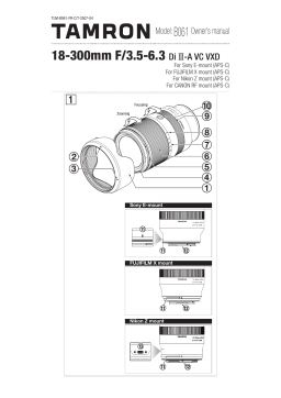 Tamron B061 Manuel utilisateur