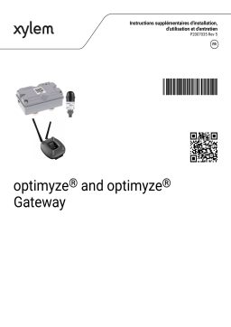Xylem optimyze and optimyze Gateway Manuel du propriétaire