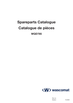 Electrolux / Wascomat WQD785 Manuel utilisateur