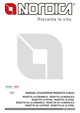 La Nordica ROSETTA.16 PETRA Manuel du propriétaire
