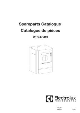 Electrolux WPB4700H Manuel utilisateur