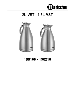 Bartscher 190108 Mode d'emploi