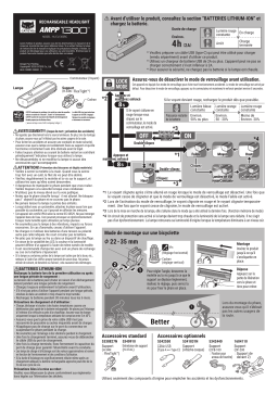 Cateye AMPP1300 [HL-EL1300RC] Manuel utilisateur