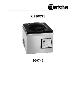 Bartscher 300749 Mode d'emploi