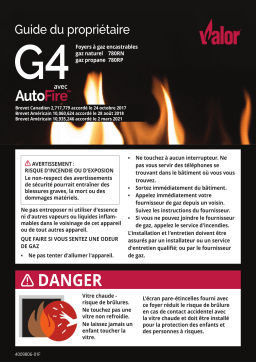 Valor 780RN/RP Manuel du propriétaire