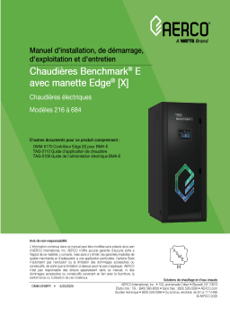 Aerco Benchmark E Manuel utilisateur