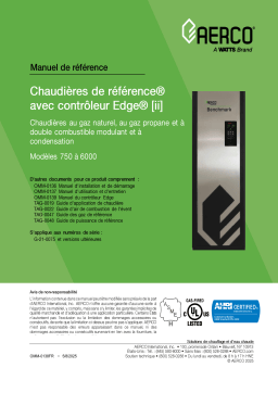Aerco Benchmark 4000 and 5000N Manuel utilisateur