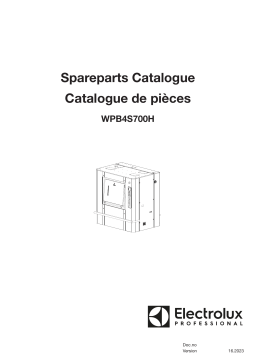 Electrolux WPB4S700H Manuel utilisateur