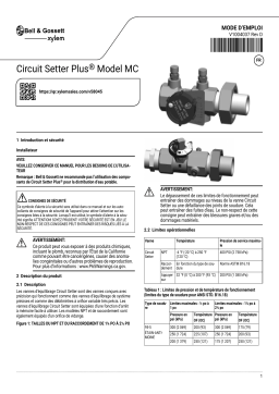 Bell & Gossett Circuit Setter Plus MC Manuel du propriétaire