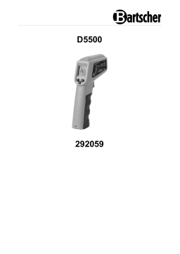 Bartscher 292059 Mode d'emploi
