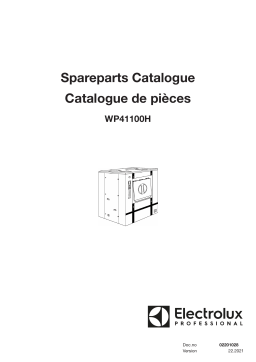 Electrolux WP41100H Manuel utilisateur