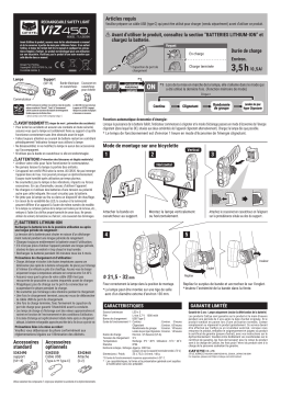 Cateye ViZ450 (USB-C) [TL-LD820N] Manuel utilisateur