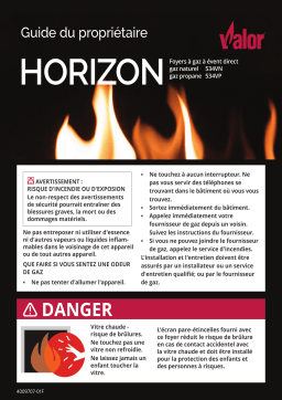 Valor 534VN/VP Manuel du propriétaire