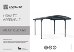 Palram Carport 'Atlas 5000' Installation manuel