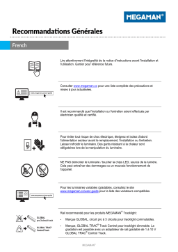Megaman LED Luminaires Manuel utilisateur