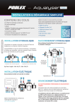 POOLSTAR Poolex Aqualyser Flex Guide d'installation