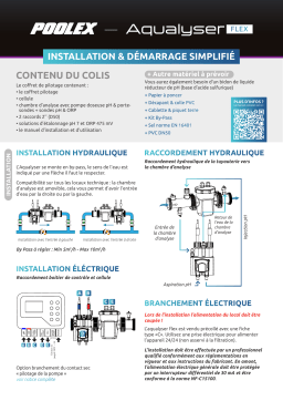 POOLSTAR Poolex Aqualyser Flex Guide d'installation