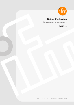 IFM PG1715 Mode d'emploi