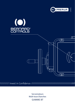 Bernard Controls BT range Manuel utilisateur
