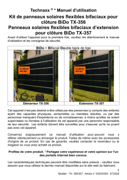 Technaxx TX-357 Manuel du propriétaire