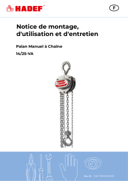 HADEF 14/25 VA Manuel du propriétaire