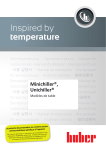 Huber Minichiller, Unichiller - Desktop Mode d'emploi