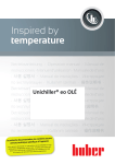 Huber Unichiller eo - OL&Eacute; Mode d'emploi