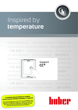 Huber CC Immersion circulators Mode d'emploi