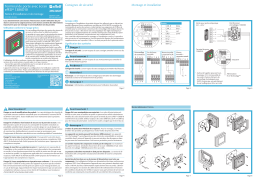 effeff terminal de porte avec &eacute;cran ePED 1386D10. Mode d'emploi