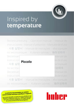 Huber Piccolo Mode d'emploi