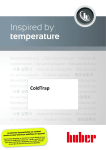 Huber ColdTrap CT Mode d'emploi