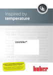 Huber Unichiller Mode d'emploi